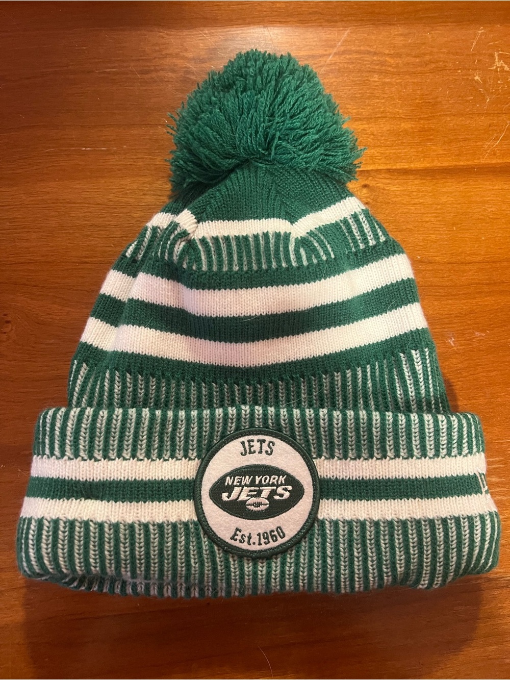 Authentic New Era New York Jets On Field Sport Knit Beanie Cold Weather Hat